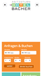 Mobile Screenshot of hotelbacher.at